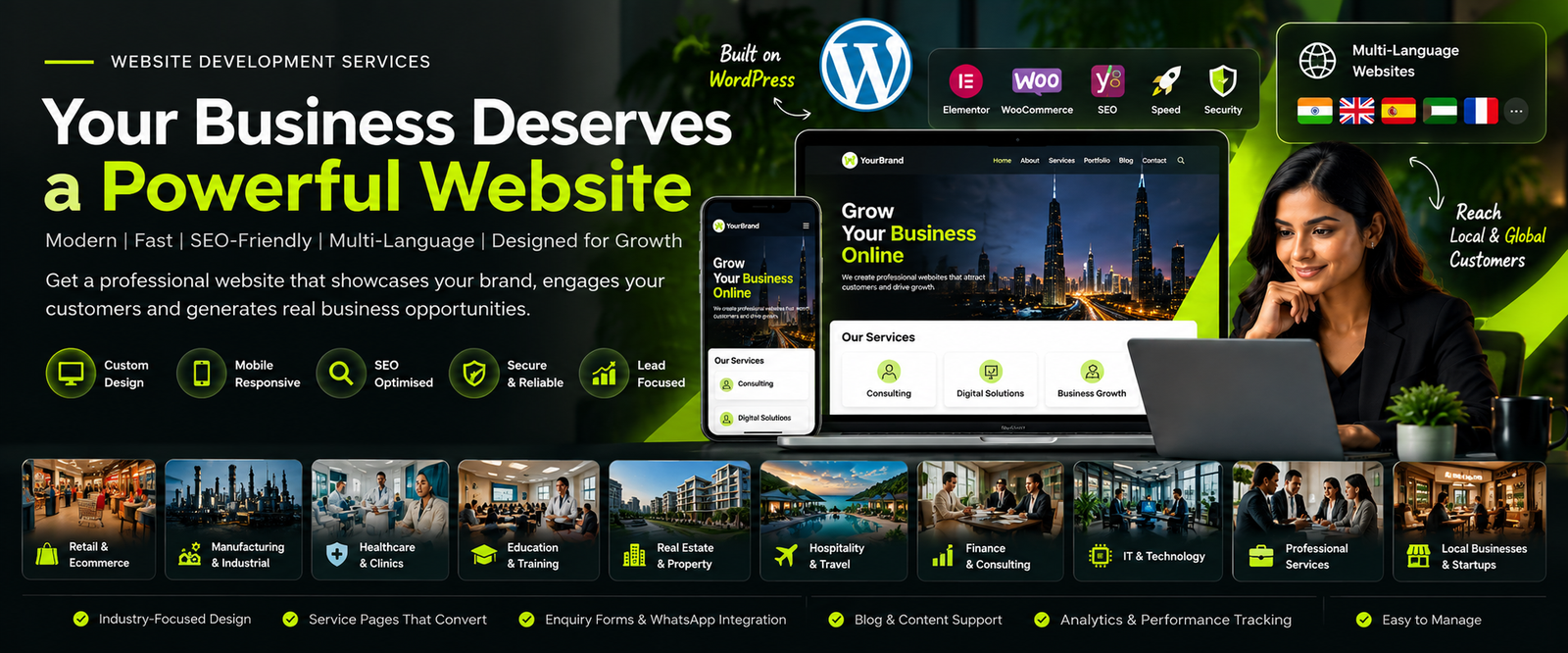 Business Website Showcase by apna business badhao dot com