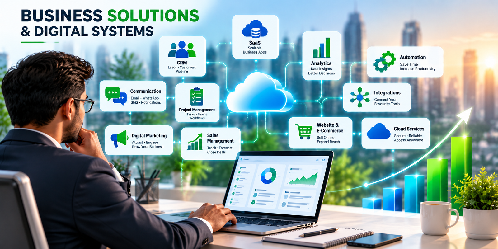 Connected Business Solutions Hub by apnabusinessbhadhao.com