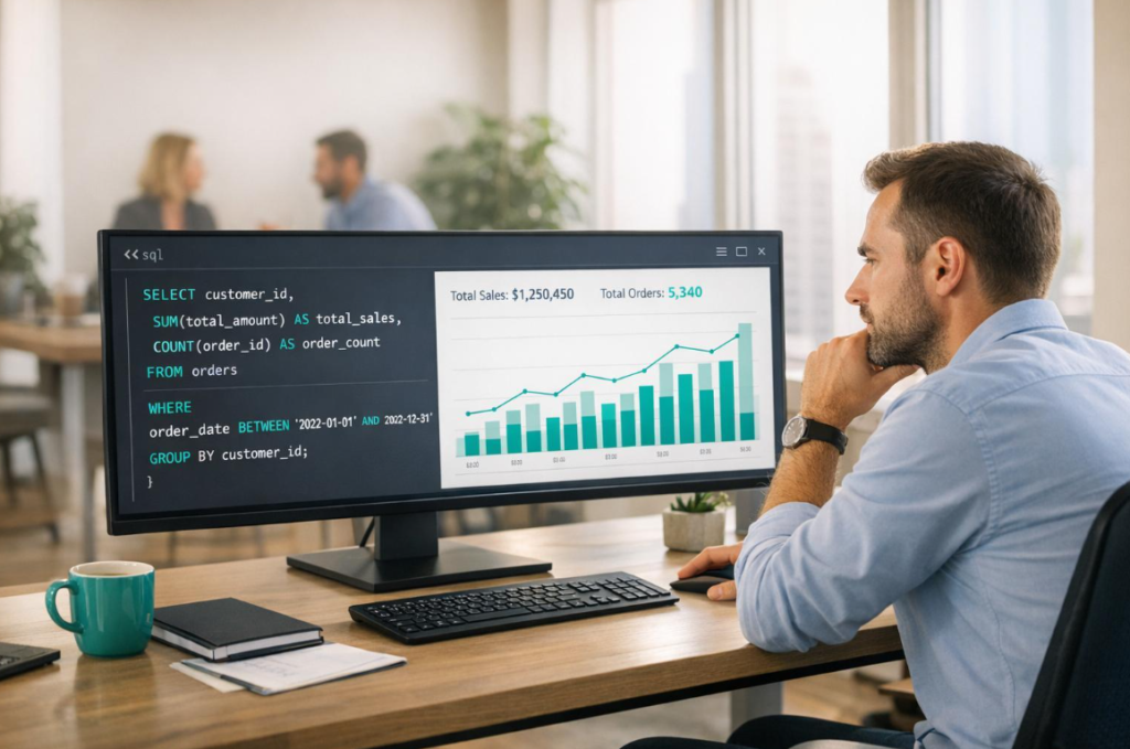 sql data analysis dashbaord